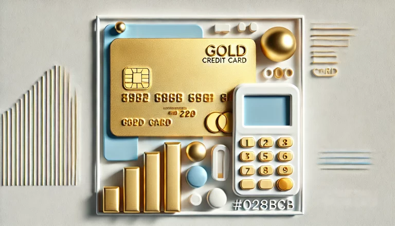 Goldene Prepaid Kreditkarte